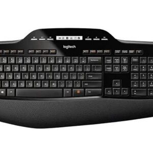 Logitech Black Ergonomic Wireless Keyboard